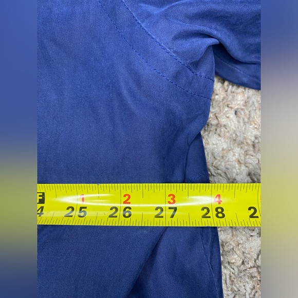 Vintage LL Bean Jacket Blue Puffer Coat Bomber Goose Down Flight Men XL TALL - Picture 7 of 14